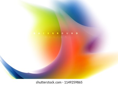 Holographic paint explosion design, fluid colors flow, colorful storm. Liquid mixing colours motion concept, trendy abstract background layout template for business presentation, app wallpaper banner