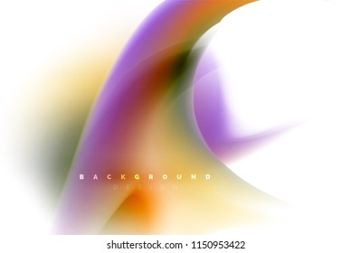 Design holográfico da explosão da pintura, fluido cores fluem, tempestade colorida. Liquid mistura de cores conceito de movimento, modelo de layout de fundo abstrato moderno para apresentação de negócios, aplicativo banner wallpaper
