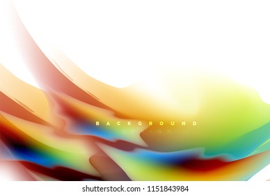 Diseño de explosión de pintura holográfica, flujo de colores fluidos, tormenta colorida. Diseño de movimiento de colores de mezcla líquida, plantilla de diseño de fondo abstracto de moda para presentación de negocios, banner de papel tapiz de aplicación