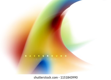 Holographic paint explosion design, fluid colors flow, colorful storm. Liquid mixing colours motion concept, trendy abstract background layout template for business presentation, app wallpaper banner