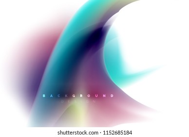 Holographic paint explosion design, fluid colors flow, colorful storm. Liquid mixing colours motion concept, trendy abstract background layout template for business presentation, app wallpaper banner
