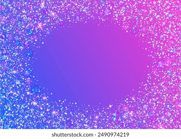 Holographic Paper. Glare Pattern. 3d Birthday Explosion. Pink Disco Serpentine. Falling Ribbon. Party Confetti. Cristal Dust. Neon Glitter. Purple Holographic Paper