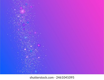 Holographic Paper. Laser Colourful Explosion. 3d Texture. Party Effect. Purple Glare Sparkle. Modern Design. Carnival Burst. Digital Banner. Blue Holographic Paper