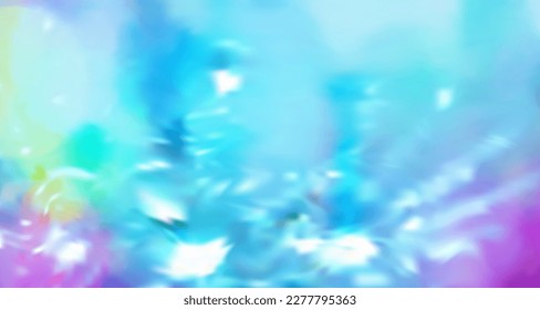 Holographic paper magic stylish background in neon colors. Fashion magazine cover background with neon metallic gradient hologram. Holographic vector design for poster, brochure, invitation, cover.