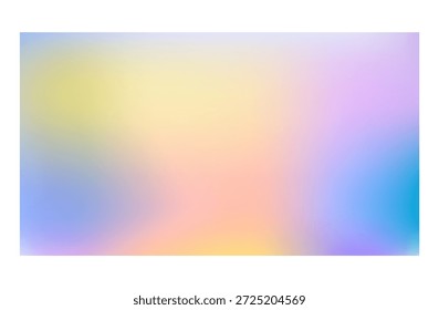 Holographic Pastel Gradient Background Blur Abstract Iridescent Multicolor Soft Dreamy Texture