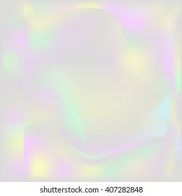 Holographic pearl background. Iridescent hologram grey backdrop. Nacreous pearl texture paper.