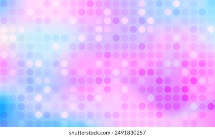 Holographic polka dots pattern. Beautiful Gradient. Sweet pastel polka dot. Iridescent holographic background for fabric, cloth, print, cover, card, wrapping, paper,  invitation, scrapbooks. Vector.