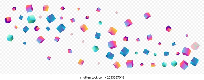Fondo Panorámico Transparente del Vector de Polígono Holográfico. Papel de bloque geométrico irlandés. Patrón de ladrillo estilo. Cubierta de estructura de caja brillante.