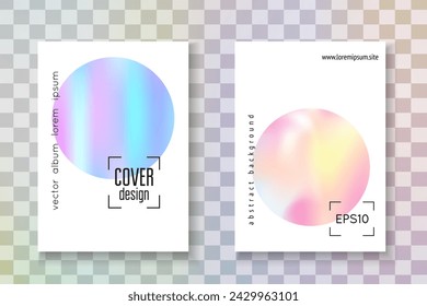 Holographic Poster. Chrome Screen. Graphic Concept. Pink 1980 Label. Geometric Pattern. Business Pearl Brochure. Gradient Background. Purple Holographic Poster