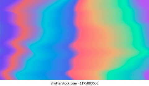 Holographic psychedelic background in retro tie dye 60s-70s hippie style. Vaporwave/ glitch art illustration.