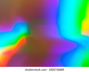 holographic rainbow foil abstract background. colorful bright blurry backdrop