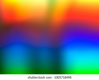 holographic rainbow foil abstract background. colorful bright blurry backdrop