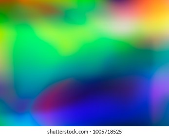 holographic rainbow foil abstract background. colorful bright blurry backdrop