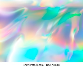 holographic rainbow foil abstract background. colorful bright blurry backdrop