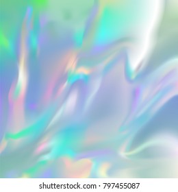 Holographic Rainbow Foil Abstract Background