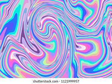 holographic rainbow foil. fantastic magical abstract background. Trendy glitch gradient. glossy paper. holo sparkly cover. pastel colors. blue or turquoise texture for a poster or banner.