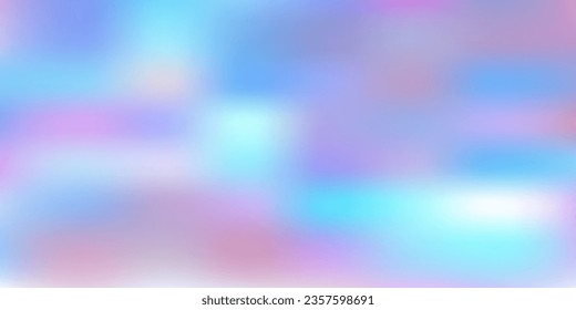 Holographic rainbow foil. Holographic gradient. Iridescent texture background. Vector illustration