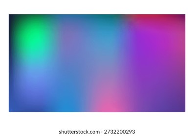 Espectro de Neon Iridescente Multicolor com Gradiente de Arco-Íris Holográfico