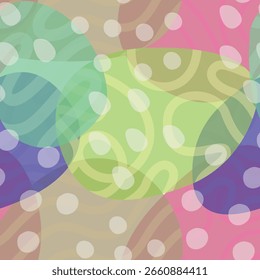 Padrão holográfico sem emenda, com formas abstratas e texturas. Ideia de fundo divertida de cor vibrante para banner, modelo, cartaz, papel de parede, têxtil, decoração de casa, tapete e tapete