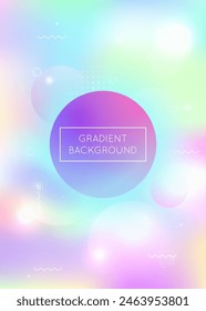 Holographic Shape. Blue Tech Design. Light Banner. Science Flyer. Hipster Pattern. Simple Dots. Space Halftone Backdrop. Liquid Fluid. Violet Holographic Shape