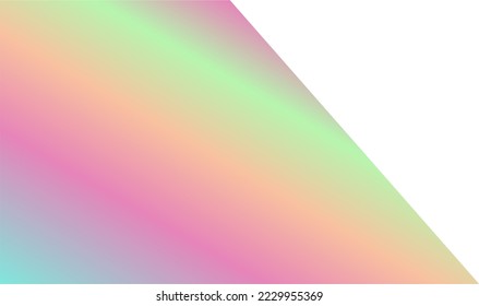 Holographic Shape Decorative Element Vector