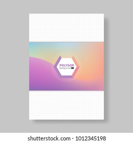 Holographic shapes backgrounds set. Modern geometric covers design. Applicable for gift card,cover,poster,brochure,magazine. Eps10 vector template