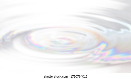 Vórtice holográfica de color suave. Resumen de fondo iridiscente con bello gradiente. Ilustración multicolor de moda, fondo de pantalla de moda. No traza, incluye gradiente de malla. EPS10 vectores