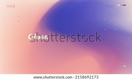 Holographic soft mesh background. Trendy wallpaper with blurred shapes for poster, website, advertising, cards, etc.