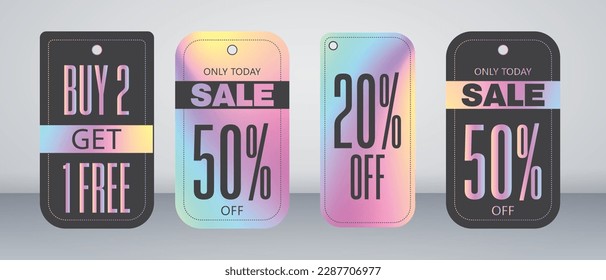 holographic Stickers for sale events, 20% off special offer, sale , promotions, colorful luxury stickers, holographic Sticker for presents, print ready colors