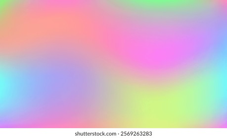 Holographic Texture. Abstract Background. Pop Holography Template. Trendy Card. Retro Poster. Pearlescent Background. Vintage Mesh. Violet Neon Gradient. Blue Holographic Texture