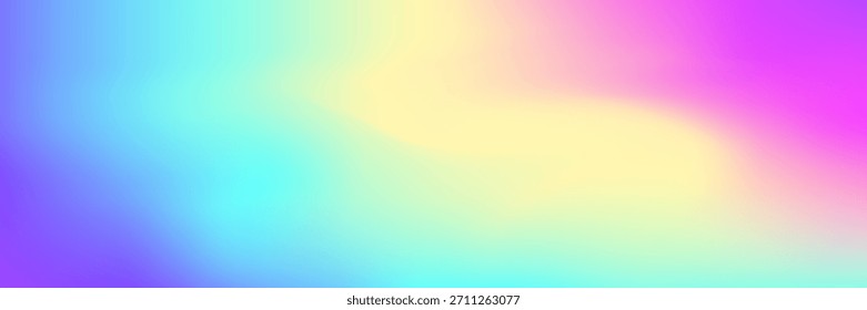 Holographic Texture. Abstract Gradient. Blue Pop Background. Girlie Light. Retro Spectrum Template. Rainbow Card. Iridescent Background. Neon Glitch. Purple Holographic Texture