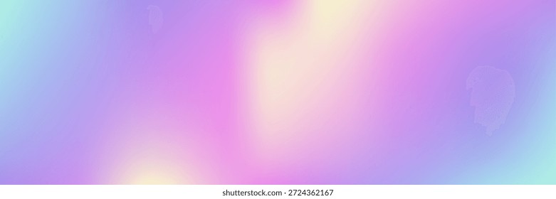 Holographic Texture. Blur Multicolor Illustration. Purple Neon Background. Pop Pattern. Pearlescent Background. Digital Paper. Dreamlike Gradient. Vibrant Light. Pink Holographic Texture