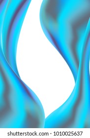 Holographic Texture. Bright Glossy Dense Liquid in Holographic Style. Illustration. Futuristic Liquid. Holographic Foil for Fashion Flyer, Brochure Design, Web Design, Cover. Futuristic Abstraction.