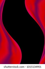 Holographic Texture. Bright Glossy Dense Liquid in Holographic Style. Illustration. Futuristic Liquid. Holographic Foil for Fashion Flyer, Brochure Design, Web Design, Cover. Futuristic Abstraction.