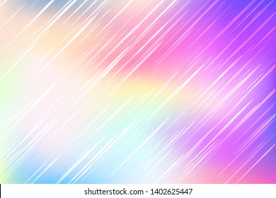 Holographic texture cool gradient vector design. Hologram texture gradient party poster background. Holographic color neon rainbow background. Fluid liquid gradient music poster backdrop template.