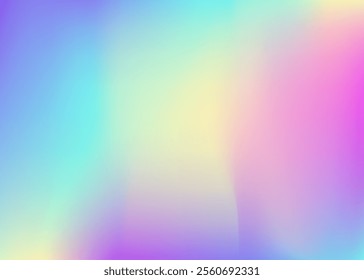 Holographic Texture. Iridescent Background. Retro Pattern. Blue Shiny Background. Liquid Fluid. Modern Foil. Hologram Gradient. Blur Holography Backdrop. Violet Holographic Texture