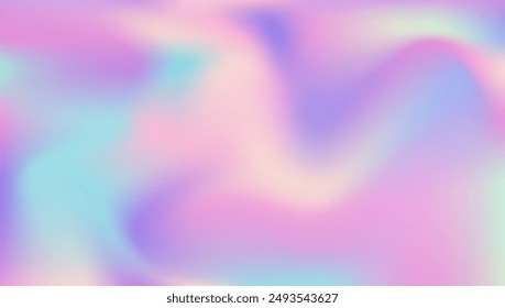 Holographic Texture. Kawaii Fluid. Iridescent Gradient. Shiny Gasoline Illustration. Rainbow Foil. Neon Image. Violet Blur Background. Hologram Gradient. Purple Holographic Texture