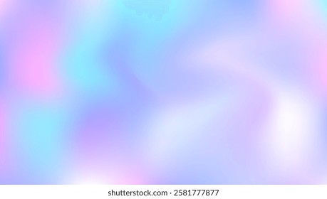 Holographic Texture. Metal Image. Trendy Flyer. Abstract Background. Graphic Fluid. Soft Gasoline Brochure. Hologram Background. Blue Neon Gradient. Purple Holographic Texture
