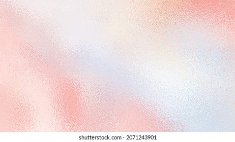 Holographic texture. Rainbow foil. Glitter hologram effect. Pearlescent metallic shiny surface. Vector illustration