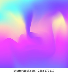 Holographic Texture. Shiny Pattern. Pearlescent Background. Blue Soft Background. Blur Minimalist Brochure. Abstract Gradient. Metalic Mesh. Fantasy Flyer. Purple Holographic Texture