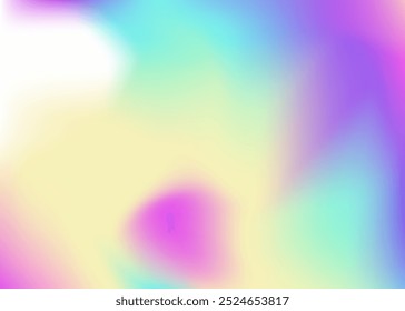 Textura holográfica. Fondo de Espectro brillante. Gradiente Abstractas. Gradiente iridiscente. Tarjeta Girlie. Fondo de Pop rosa. Difuminar las Formas. Portada del Cosmos. Textura holográfica violeta