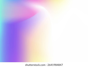 Holographic Texture. Soft Banner. Pearlescent Gradient. Blur Creative Template. Purple Pop Background. Modern Foil. Digital Mesh. Hologram Gradient. Pink Holographic Texture