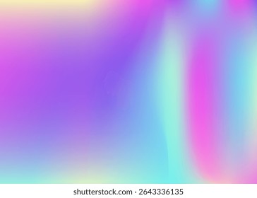 Holographic Texture. Violet Pop Background. Fashion Mesh. Abstract Background. Pearlescent Gradient. Metal Holography Invitation. Retro Shapes. Vintage Foil. Purple Holographic Texture