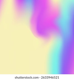Holographic Texture. Violet Retro Background. Plastic Mesh. Pastel Light. Abstract Gradient. Shiny Poster. Pearlescent Gradient. Neon Creative Invitation. Pink Holographic Texture