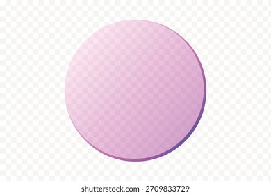 Círculo de gradiente transparente holográfico con diseño geométrico en forma radial. Arte vectorial de decoración de moda para Diseños gráficos modernos.