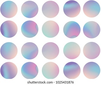 Holographic vector abstract background. pastel neon color cover design. Vector illustration. Design template. stock vector