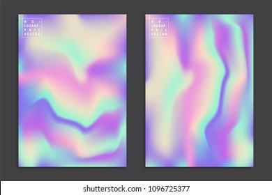 holographic vector background abstract full color