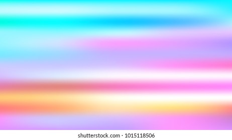 Holographic Vector Background. Iridescent Foil. Glitch Hologram. Pastel neon rainbow. Ultraviolet metallic paper. Template for presentation. Cover to web design.  Abstract colorful gradient. 