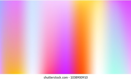 Holographic Vector Background. Iridescent Foil. Glitch Hologram. Pastel neon rainbow. Ultraviolet metallic paper. Template for presentation. Cover to web design.  Abstract colorful gradient. 