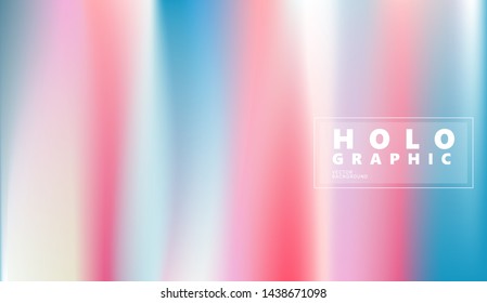 Fondo del vector holográfico. Aceite irlandés. Plantilla de degradado de color para la presentación. Cubierta al diseño web. Gradiente colorido abstracto. - Vector